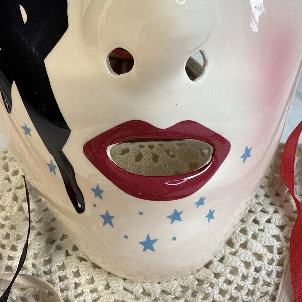 Vandor Multicolor Adult 1983 Pelzman Design Fred Astaire Wall Decor Ceramic Mask